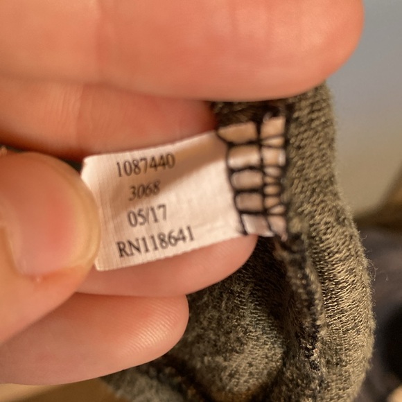 Lane Bryant Womens Size 22/24 Olive Green V-Neck Soft Long Sleeve Tunic T-Shirt - Picture 6 of 12